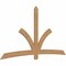 Ekena Millwork Davenport Timber Gable Bracket, Western Red Cedar, 108"W x 58"H x 1 1/2"D x 5 1/2"F, 13/12 Pitch GBW108X58X0206DAV00SWR - alternate 4